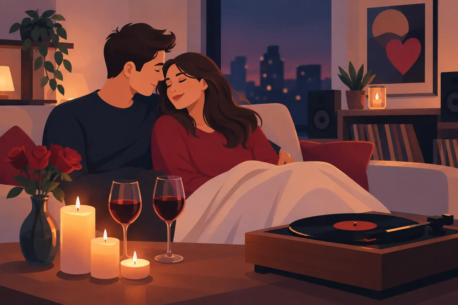Muzică pentru o seară romantică aleasă cu inimă